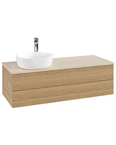 Villeroy & Boch Antao Waschtischunterschrank 1200x360x500mm K22153HN mit Struktur FK/AP: HN/3