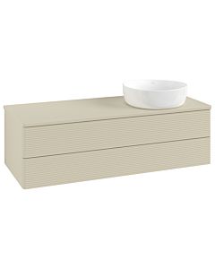 Villeroy & Boch Antao Waschtischunterschrank 1200x360x500mm K23110HJ mit Struktur FK/AP: HJ/0