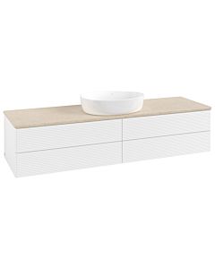 Villeroy & Boch Antao meuble sous vasque 1600x360x500mm K25113MT avec structure FK/AP: MT/3