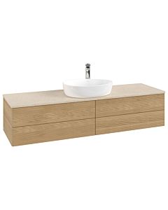Villeroy & Boch Antao meuble sous vasque 1600x360x500mm K25153HN avec structure FK/AP: HN/3