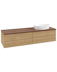 Villeroy & Boch Antao Waschtischunterschrank 1600x360x500mm K27112HN mit Struktur FK/AP: HN/2