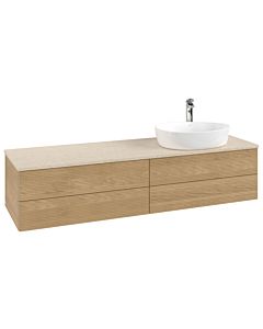 Villeroy & Boch Antao vanity unit 1600x360x500mm K27153HN with structure FK/AP: HN/3