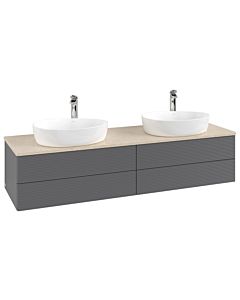 Villeroy & Boch Antao meuble sous vasque 1600x360x500mm K28153GK avec structure FK/AP: GK/3