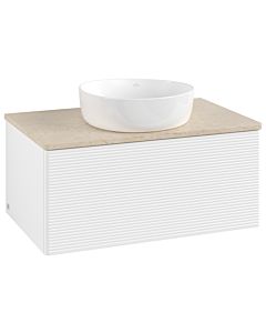 Villeroy & Boch Antao Waschtischunterschrank 800x360x500mm K30113MT mit Struktur FK/AP: MT/3