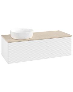 Villeroy & Boch Antao meuble sous vasque 1200x360x500mm K33113MT avec structure FK/AP: MT/3