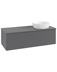 Villeroy & Boch Antao Waschtischunterschrank 1200x360x500mm K34110GK mit Struktur FK/AP: GK/0