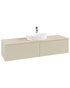 Villeroy & Boch Antao Waschtischunterschrank 1600x360x500mm K36153HJ mit Struktur FK/AP: HJ/3