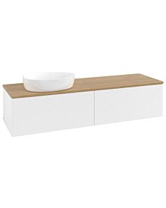 Villeroy & Boch Antao Waschtischunterschrank 1600x360x500mm K37111MT mit Struktur FK/AP: MT/1