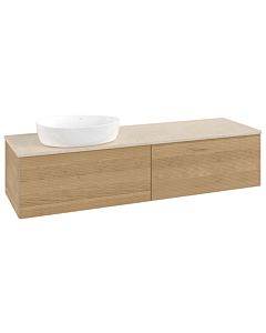 Villeroy & Boch Antao Waschtischunterschrank 1600x360x500mm K37113HN mit Struktur FK/AP: HN/3