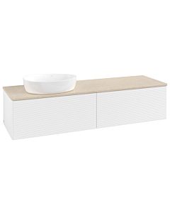 Villeroy & Boch Antao Waschtischunterschrank 1600x360x500mm K37113MT mit Struktur FK/AP: MT/3