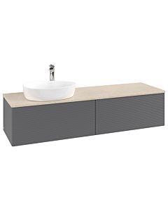 Villeroy & Boch Antao vanity unit 1600x360x500mm K37153GK with structure FK/AP: GK/3