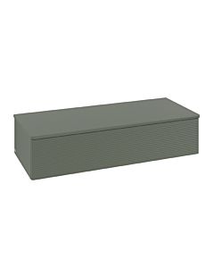 Villeroy &amp; Boch Antao sideboard K41103HL 120x26.8x50cm, washbasin top color botticino, leaf green matt lacquer