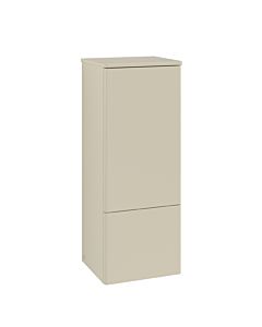 Villeroy und Boch Antao Mittelschrank K43000HJ 41,4x103,9x35,6cm, Waschbeckenplattenfarbe Lack, silk grey matt lacquer