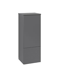 Villeroy und Boch Antao Mittelschrank K44100GK 41,4x103,9x35,6cm, Waschbeckenplattenfarbe Lack, anthracite matt lacquer