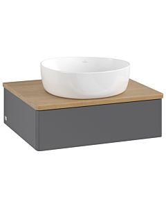 Villeroy & Boch Antao meuble sous vasque 600x190x500mm L07011GK avec éclairage FK/AP: GK/ 2000