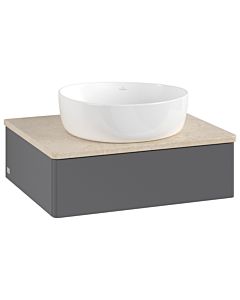 Villeroy & Boch Antao meuble sous vasque 600x190x500mm L07013GK avec éclairage FK/AP: GK/3