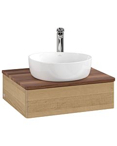 Villeroy & Boch Antao Waschtischunterschrank 600x190x500mm L07052HN mit Beleuchtung FK/AP: HN/2