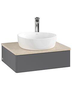Villeroy & Boch Antao meuble sous vasque 600x190x500mm L07053GK avec éclairage FK/AP: GK/3