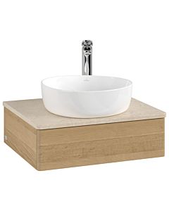 Villeroy & Boch Antao meuble sous vasque 600x190x500mm L07053HN avec éclairage FK/AP: HN/3
