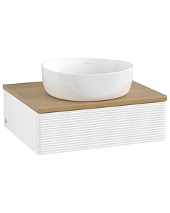 Villeroy & Boch Antao Waschtischunterschrank 600x190x500mm L07111MT mit Beleuchtung mit Struktur FK/AP: MT/1