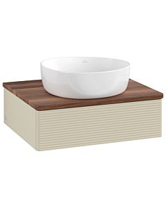 Villeroy & Boch Antao Waschtischunterschrank 600x190x500mm L07112HJ mit Beleuchtung mit Struktur FK/AP: HJ/2