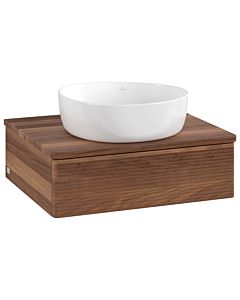 Villeroy & Boch Antao Waschtischunterschrank 600x190x500mm L07112HM mit Beleuchtung mit Struktur FK/AP: HM/2