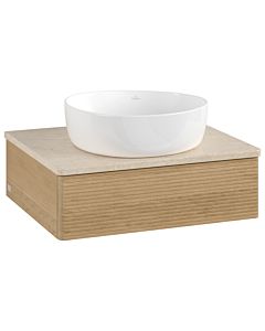 Villeroy & Boch Antao meuble sous vasque 600x190x500mm L07113HN avec éclairage avec structure FK/AP: HN/3