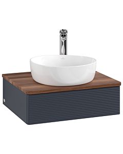 Villeroy & Boch Antao Waschtischunterschrank 600x190x500mm L07152HG mit Beleuchtung mit Struktur FK/AP: HG/2