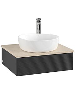 Villeroy & Boch Antao Waschtischunterschrank 600x190x500mm L07153PD mit Beleuchtung mit Struktur FK/AP: PD/3