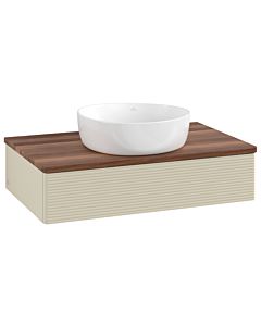 Villeroy & Boch Antao Waschtischunterschrank 800x190x500mm L08112HJ mit Beleuchtung mit Struktur FK/AP: HJ/2