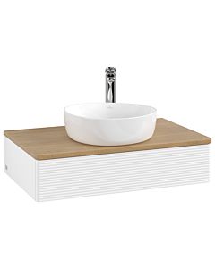 Villeroy & Boch Antao Waschtischunterschrank 800x190x500mm L08151MT mit Beleuchtung mit Struktur FK/AP: MT/1