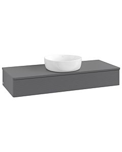 Villeroy & Boch Antao Waschtischunterschrank 1200x190x500mm L10110GK mit Beleuchtung mit Struktur FK/AP: GK/0