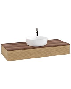 Villeroy & Boch Antao Waschtischunterschrank 1200x190x500mm L10152HN mit Beleuchtung mit Struktur FK/AP: HN/2