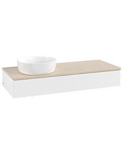 Villeroy & Boch Antao meuble sous vasque 1200x190x500mm L11113MT avec éclairage avec structure FK/AP: MT/3
