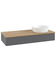 Villeroy & Boch Antao meuble sous vasque 1200x190x500mm L12111GK avec éclairage avec structure FK/AP: GK/ 2000