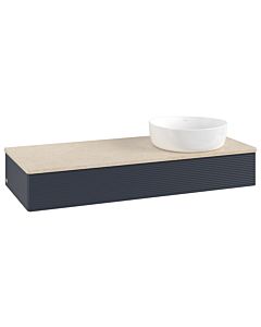 Villeroy & Boch Antao Waschtischunterschrank 1200x190x500mm L12113HG mit Beleuchtung mit Struktur FK/AP: HG/3
