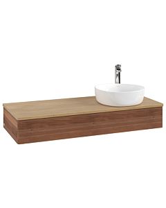 Villeroy & Boch Antao Waschtischunterschrank 1200x190x500mm L12151HM mit Beleuchtung mit Struktur FK/AP: HM/1