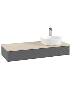 Villeroy & Boch Antao meuble sous vasque 1200x190x500mm L12153GK avec éclairage avec structure FK/AP: GK/3