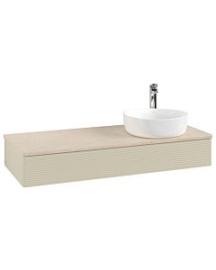 Villeroy & Boch Antao Waschtischunterschrank 1200x190x500mm L12153HJ mit Beleuchtung mit Struktur FK/AP: HJ/3