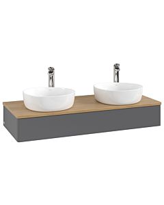 Villeroy & Boch Antao vanity unit 1200x190x500mm L13051GK with lighting FK/AP: GK/ 2000