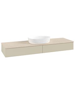 Villeroy & Boch Antao Waschtischunterschrank 1600x190x500mm L14013HJ mit Beleuchtung FK/AP: HJ/3
