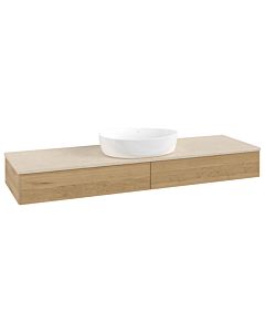 Villeroy & Boch Antao Waschtischunterschrank 1600x190x500mm L14013HN mit Beleuchtung FK/AP: HN/3