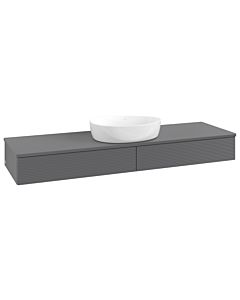 Villeroy & Boch Antao meuble sous vasque 1600x190x500mm L14110GK avec éclairage avec structure FK/AP: GK/ 1930
