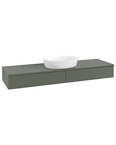 Villeroy & Boch Antao Waschtischunterschrank 1600x190x500mm L14110HL mit Beleuchtung mit Struktur FK/AP: HL/0