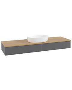 Villeroy & Boch Antao meuble sous vasque 1600x190x500mm L14111GK avec éclairage avec structure FK/AP: GK/ 2000