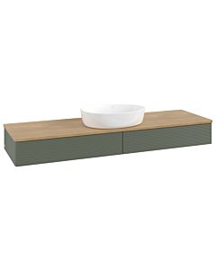 Villeroy & Boch Antao Waschtischunterschrank 1600x190x500mm L14111HL mit Beleuchtung mit Struktur FK/AP: HL/1