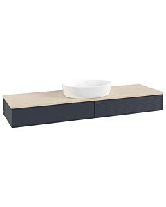 Villeroy & Boch Antao meuble sous vasque 1600x190x500mm L14113HG avec éclairage avec structure FK/AP: HG/3