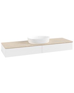 Villeroy & Boch Antao meuble sous vasque 1600x190x500mm L14113MT avec éclairage avec structure FK/AP: MT/3