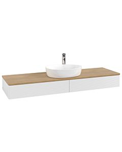 Villeroy & Boch Antao Waschtischunterschrank 1600x190x500mm L14151GF mit Beleuchtung mit Struktur FK/AP: GF/1