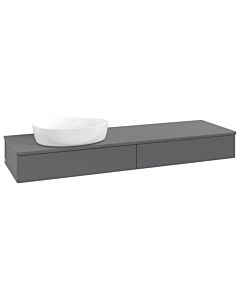 Villeroy & Boch Antao Waschtischunterschrank 1600x190x500mm L15010GK mit Beleuchtung FK/AP: GK/0